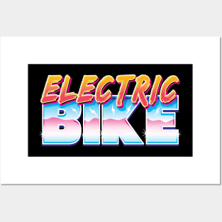 Electric Bike Classic Retro Posters and Art